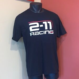 Men's Black Graphic T-Shirt  Unsized Fits Size M